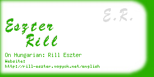 eszter rill business card